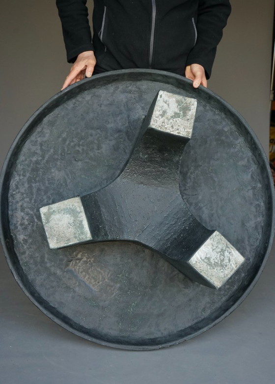 Image 1 of Brutalist Resin and Stone Coffee Table, 1970s