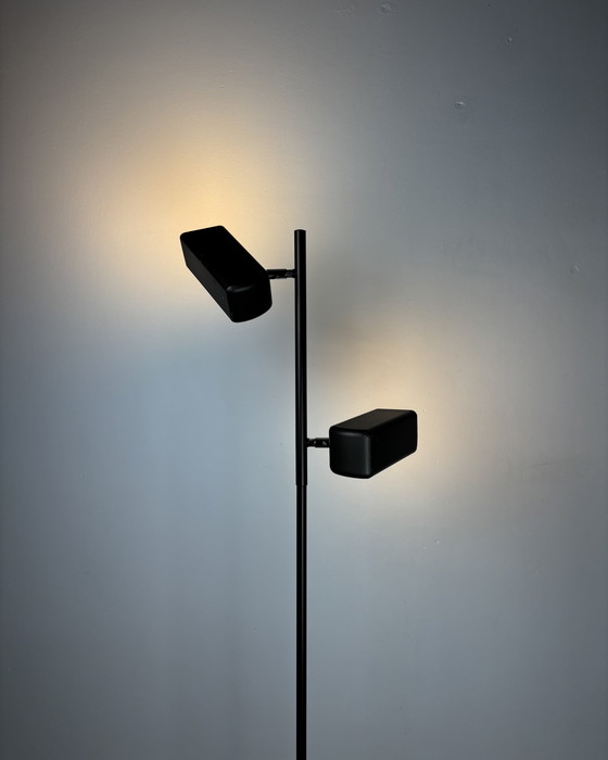 Image 1 of Vintage Floor Lamp OMI design Brutalist 1970s Space Age Industrial design Mid Century 70s Minimalism Germany