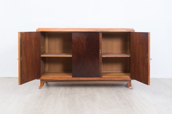 Buffet haut Art Déco en palissandre, Années 1920/1930, Buffet bas, Bois, Marron, Mid Century Modern (photo 9 sur 11)