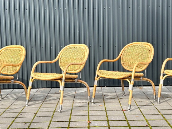 Eén (van 6) Näton Stoelen ontworpen door Mats Theselius voor Ikea PS in 1999 – Fauteuils, Iron, Aluminium (photo 5 of 18)