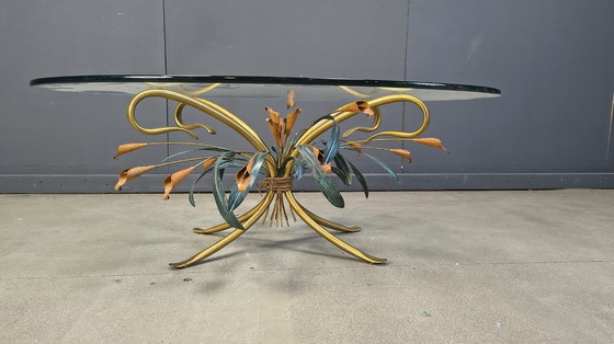 Image 1 of Florentine coffee table in the manner of Hans Kögl, 1970s
