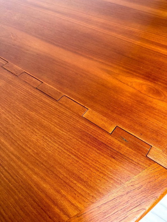 Image 1 of Large Designer Gate-Leg Teak Dining Table by Niels Koefoed 60s