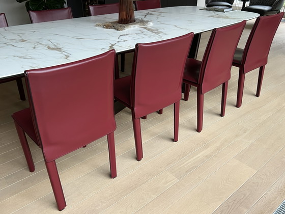 8x Design Dining chairs ARPER – Leather (photo 2 of 5)