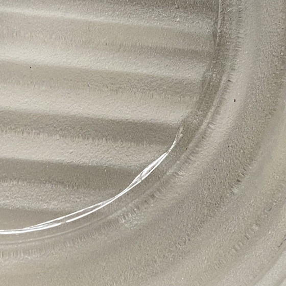 Image 1 of Wandleuchte Deckenleuchte Dickes Glas Verchromte Metallhalterung Esprit Holophane