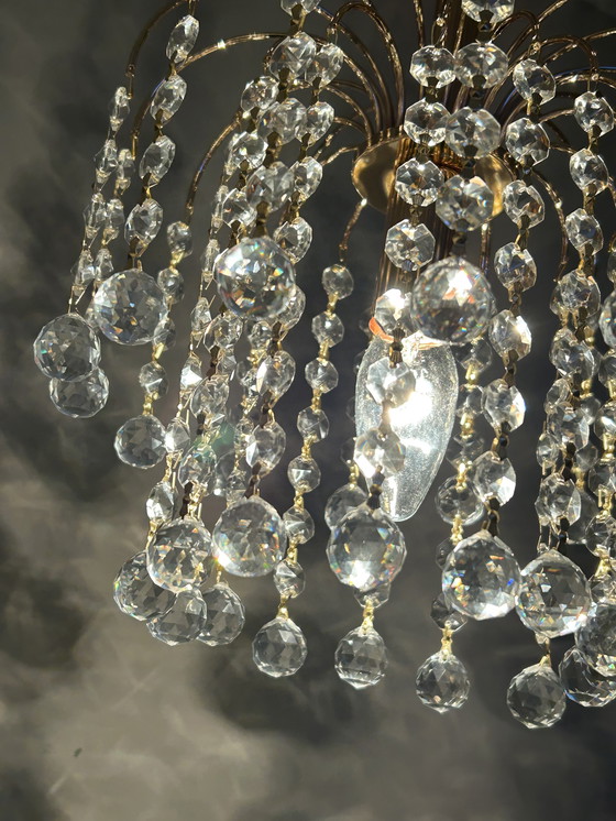 Image 1 of Lampadario a sospensione in cristallo Swarovski di marca