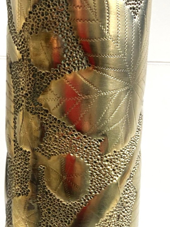 Image 1 of Trench Artwork from the First World War (1914-1918): 75mm Cannon Shell Casing (France)