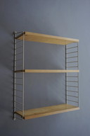 Rayonnage suédois vintage par Kasje & Nils Nisse Strinning pour String, 1960s