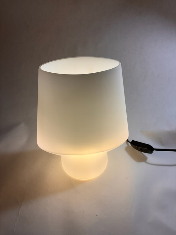 Habitat FLORE Table Lamp – French Design – Opal White – Glass (photo 10 of 10)