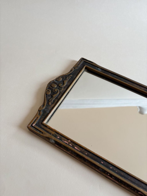 Antique Gilt Wood Mirror