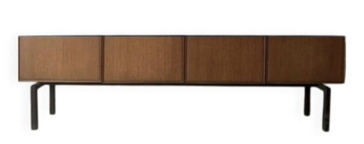 Enfilade scandinave vintage à pieds métalliques