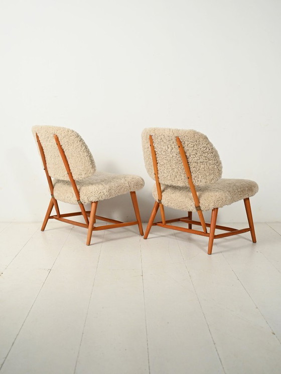Image 1 of Coppia di poltrone “Te-Ve” di Alf Svensson, anni '50