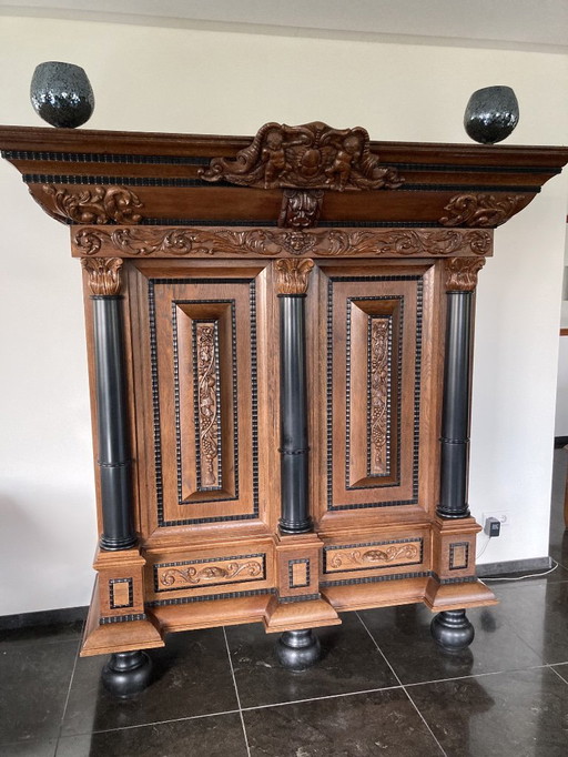 Kolommenkast eiken (imitatie)