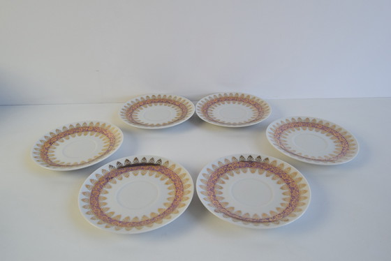 Image 1 of Juego de seis tazas y platillos de Epiag, 1950