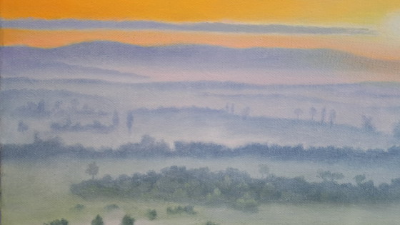 Image 1 of Evening mist in Italy