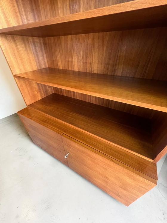Mid Century Teak System Furniture – Modular Cabinet & Shelving System 1960s – Danish Modern in the style of (photo 10 of 13)