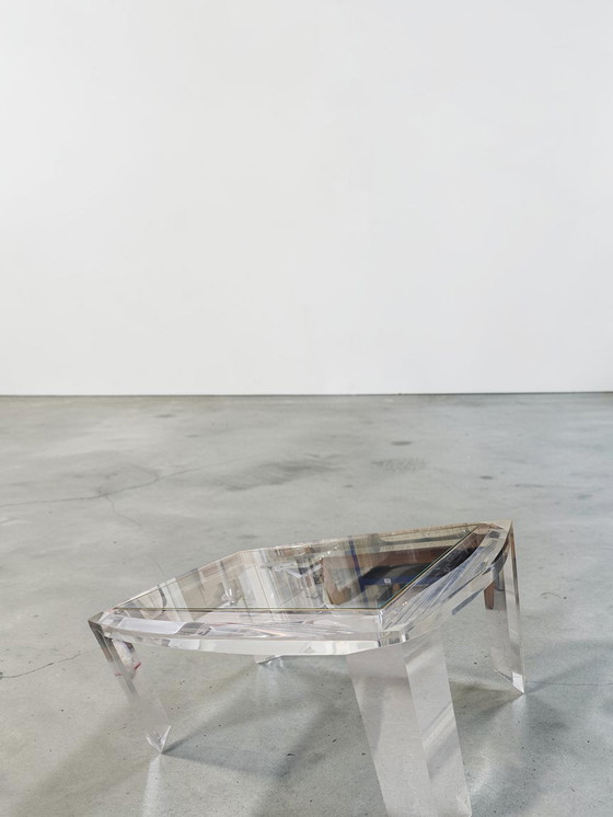 Image 1 of Traum Designer Möbel Glanz Acryl Glas Sofatisch Couchtisch Tisch 