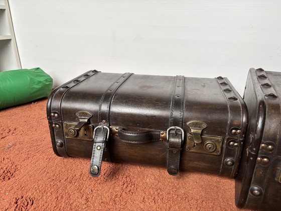 Image 1 of Antieke reiskoffers