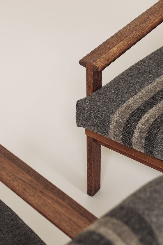 Image 1 of Set of Two Easy Chairs Designed by Illum Wikkelsø for N. Eilersen, Denmark 1959