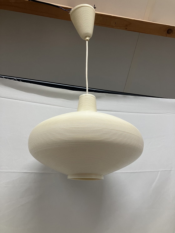 Image 1 of Vintage jaren 60 Rotaflex hanglamp met originele plafondkap!