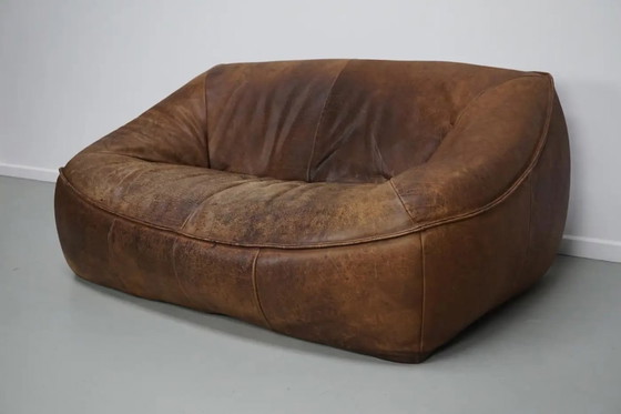 Image 1 of Divano Gerard van den Berg Ringo in pelle vintage, anni '70