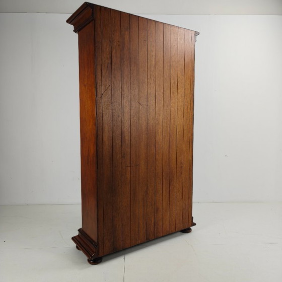 Image 1 of Boekenkast aperto Barley Twist – Massief Walnoot, 1930 circa