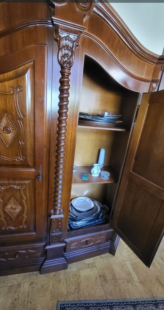 Magnificent Baroque Style Solid Wood Cabinet – Metal (photo 3 of 6)