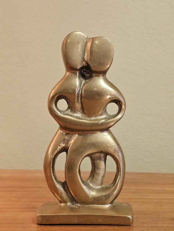 Image 1 of Coppia di cicladi in ottone massiccio vintage da uomo