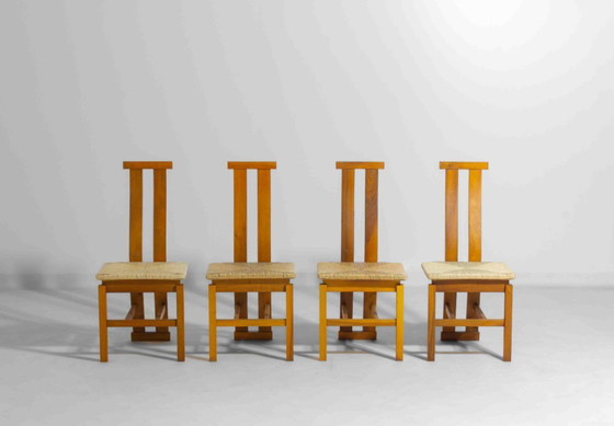 Image 1 of Sculptural 1980s dining chairs