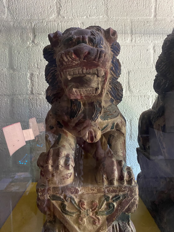 Image 1 of Foo Dogs XXL 50s/60s madera