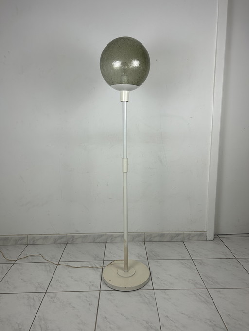 Vintage floor lamp bubble glass