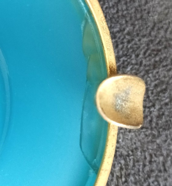 Image 1 of Paire de cendriers V.N.C. « Opaline de Venise » – Murano, Italie, années 1970