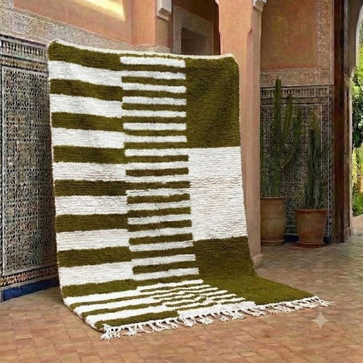 Alfombra Tradicional Hecha a Mano de Pura Lana 150/250 cm – Alessi, vloerkleden en tapijten, Wool