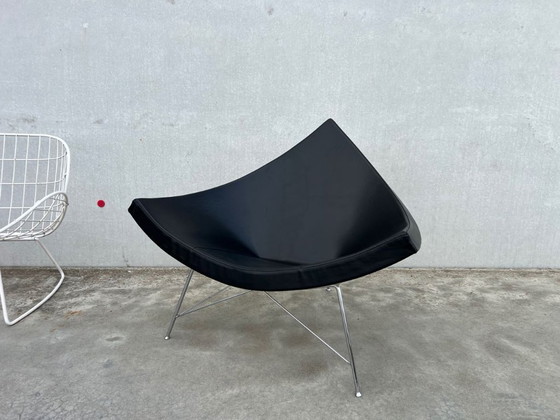 Silla Coconut, Vitra George Nelson – Sillones, Leather, Metal (photo 9 of 10)