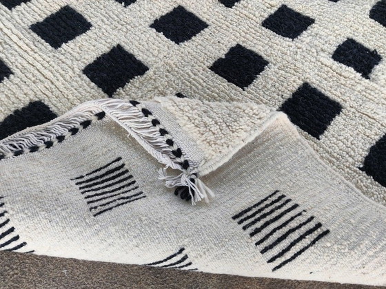 Image 1 of Beni Ourain handwoven hallway rug, traditional craftsmanship, size 140/260 cm