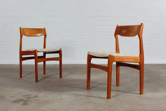 Set of 2 Danish Teak Dining Chairs danish design Vintage – Wood, Scandinavian (photo 9 of 9)