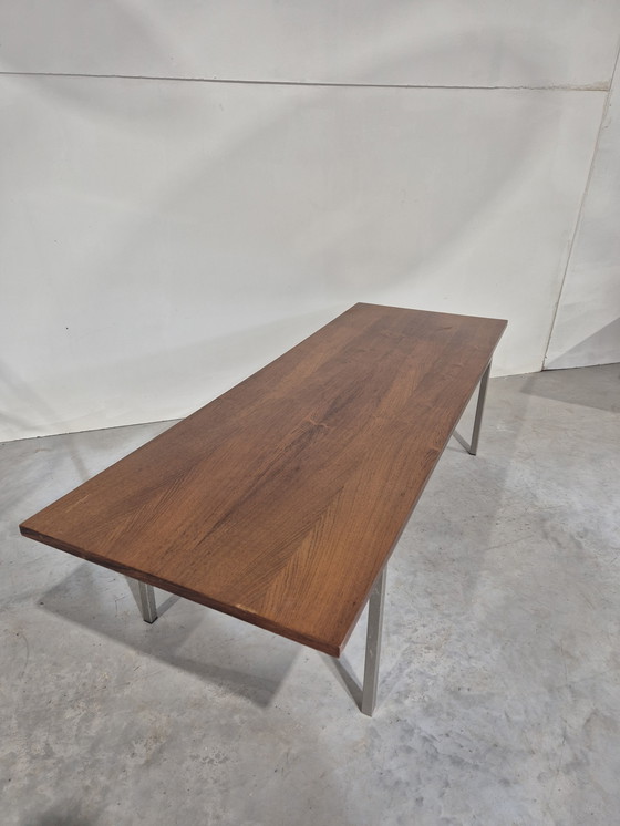 Image 1 of Mesa de centro de mediados de siglo con tapa flotante