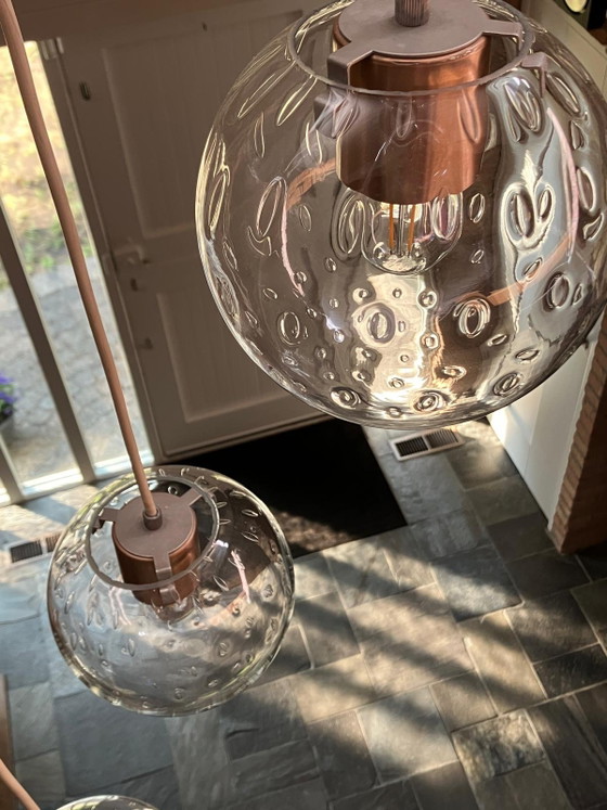 Cluster-Pendelleuchte mit 5 Lichtpunkten – Pendelleuchten, Glass (photo 4 of 7)