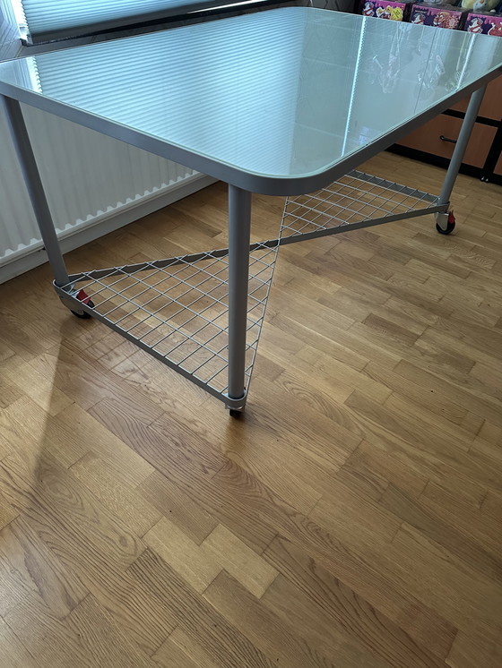 Image 1 of IKEA „Moments“ Glastisch von Niels Gammelgaard