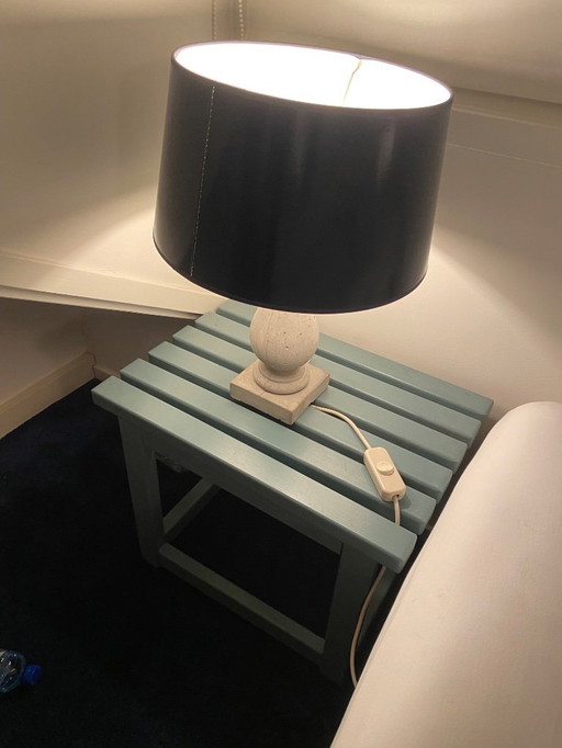 Beautiful baluster lamps with bedside tables