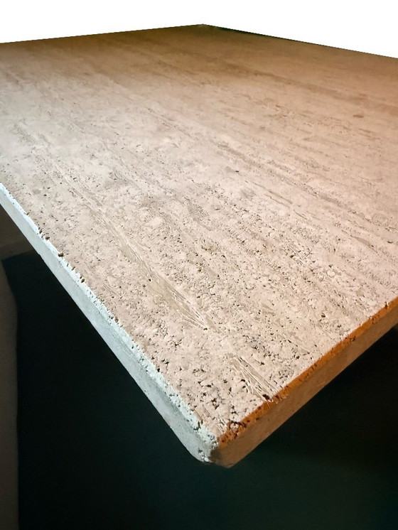 Image 1 of Tavolo in travertino italiano