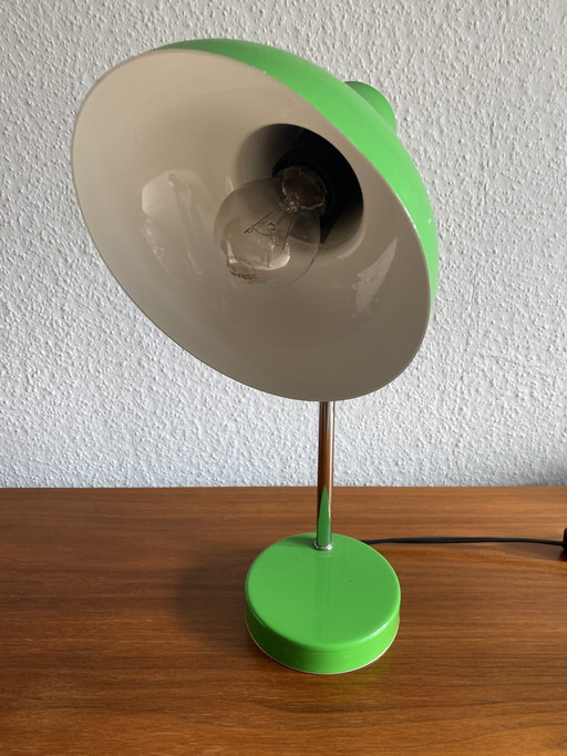 Green desk lamp from Massive mid-century Space Age