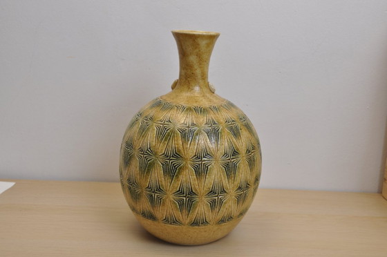 Image 1 of Vase - Kato Touzabrou Akazu-oven Kizeto - Japan