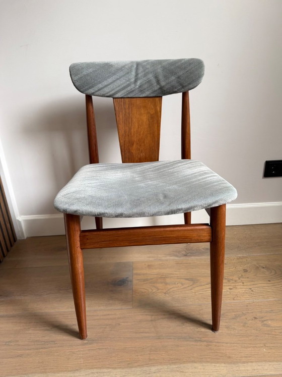 Image 1 of Chaises de salle à manger vintage - ensemble de quatre