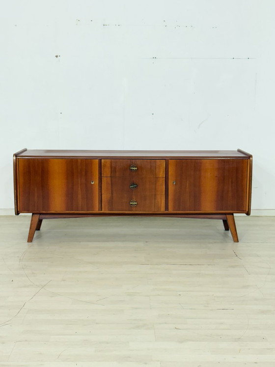 Image 1 of Mid-century sideboard / 1960s lowboard / vintage sideboard / chest of drawers