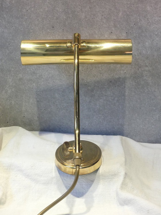 Image 1 of Pianolamp Jahn Classic Brass jaren 50 UK1aeb