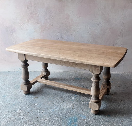 Antique solid oak farmhouse Coffee table – Wood (photo 2 of 16)