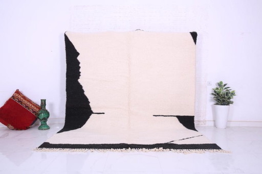 Alfombra marroquí grande anudada a mano de 300 x 200 cm.