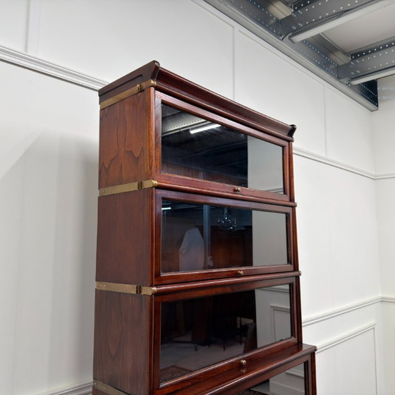 Bibliothèque anglaise de style Globe Wernicke – Verre, Bois (photo 6 of 12)