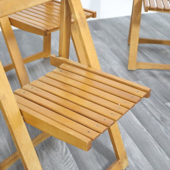 Image 1 of Aldo Jacober For Alberto Bazzani 4 Chairs Mod. Trieste 1960s Vintage Design