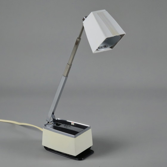 Image 1 of 1960s Vintage FAGERHULTS BELYSNING Solo Type 8300 Telescopic Table Lamp -  Swedish Mid-Century Antenna Desk Lamp.